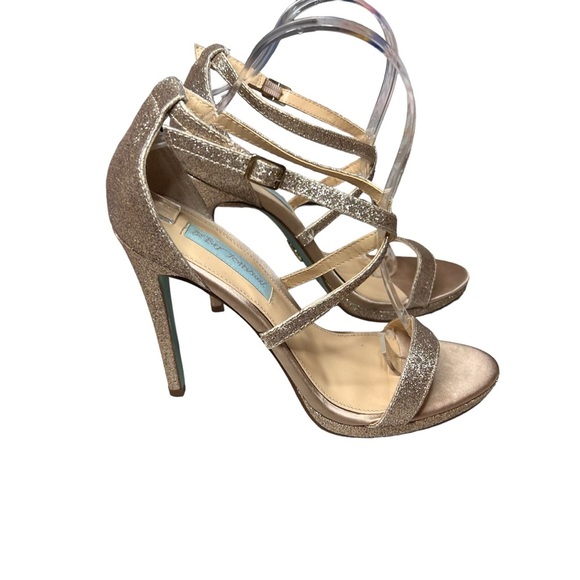 Betsey Johnson Tiffany Wedding Collection Stiletto Heels Sz8 - Picture 5 of 8